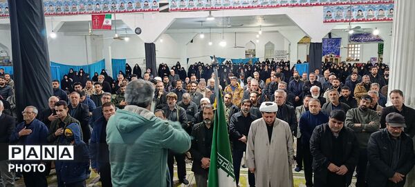 حضور در شور مردم شهرستان سملقان در پی شهادت رهبر معظم انقلاب اسلامی