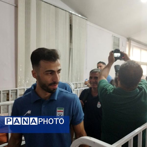 حضور ستارگان تیم ملی فوتسال جمهوری اسلامی ایران در شهر مشهد مقدس