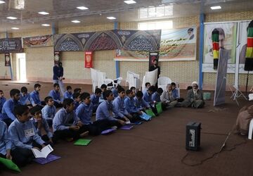 اردوی راهیان نور سیستان و بلوچستان ویژه دانش‌آموزان شهرستان زابل برگزار شد