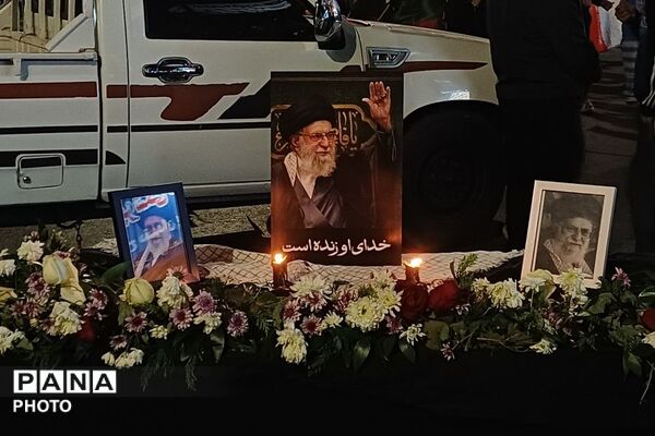 حضور دانش‌آموزان و فرهنگیان فشافویه در آیین‌های شبانه؛ نمایش بصیرت و تجدید میثاق با آرمان‌های شهدا