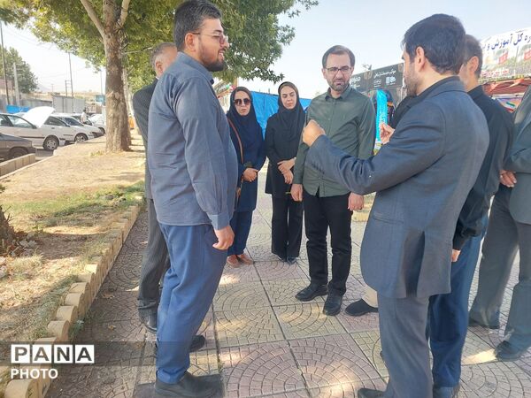 بازدید قائم مقام رئیس سازمان دانش‌آموزی از موکب اربعین در سنندج