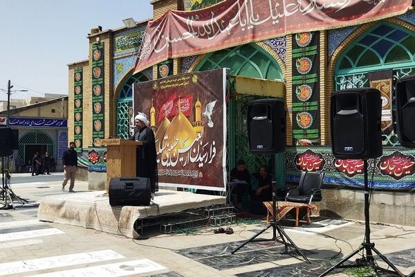 خیل عاشقان حسینی در مسیر جاماندگان اربعین رباط کریم
