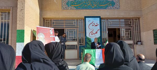 مراسم نکوداشت هفته پدافند غیرعامل در مدارس شهرستان هلیلان
