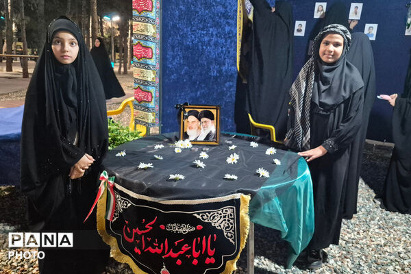 سیاه‌پوش شدن معابر و خیابان‌های آباده در ماه محرم