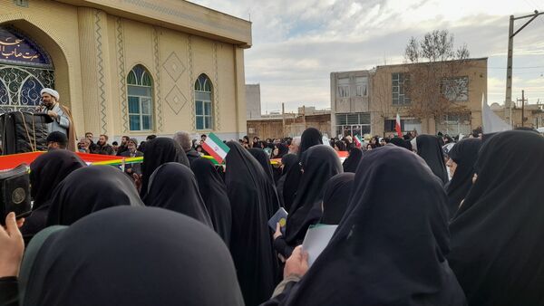 راهپیمایی مردم کمیجان درپی محکومیت اقدامات تروریستی در ایران