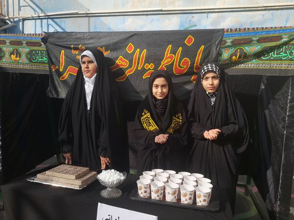 مراسم شهادت حضرت زهرا در دبستان شهید فیاض‌بخش ناحیه ۵ مشهد