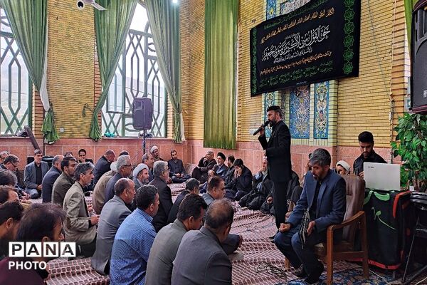مراسم عزاداری شهادت امام جعفر صادق علیه السلام در حسینیه شهربار