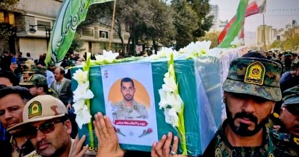 تشییع پیکر مطهر شهید مرزبان سجاد صیامی 