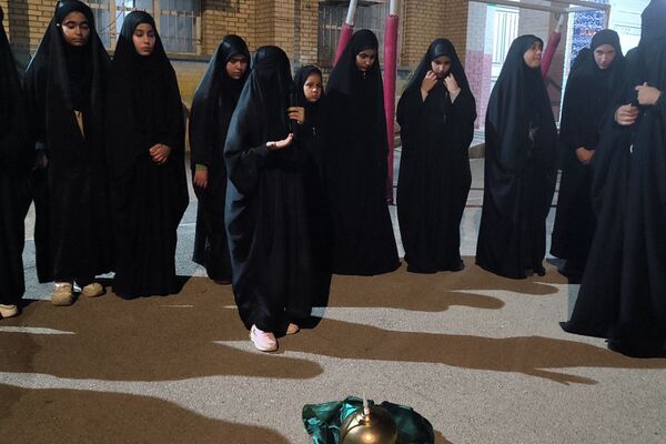 مراسم شهادت حضرت رقیه(س) در دبیرستان امام صادق (ع)  شیراز