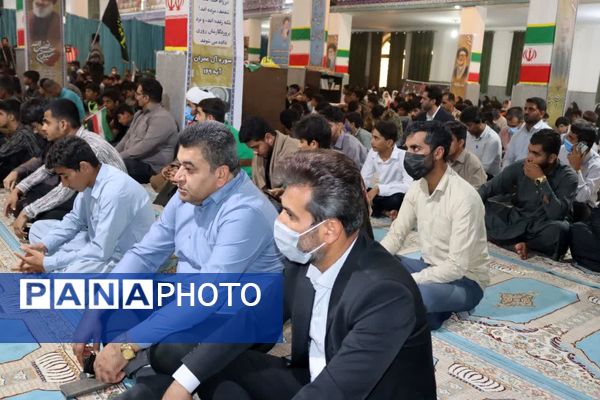 هم‌زمان با عطر فاطمی، فریاد استکبارستیزی در قلعه‌گنج طنین‌انداز شد