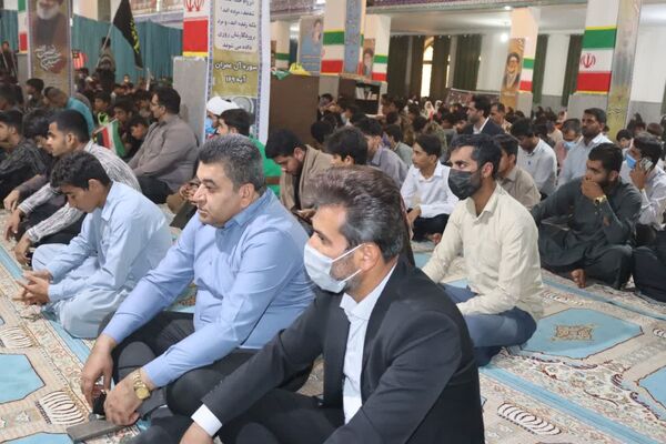 هم‌زمان با عطر فاطمی، فریاد استکبارستیزی در قلعه‌گنج طنین‌انداز شد