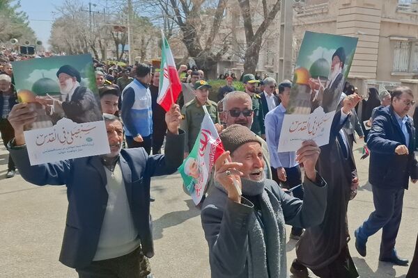 حضور پرشور مردم در راهپیمایی روز قدس در فریمان