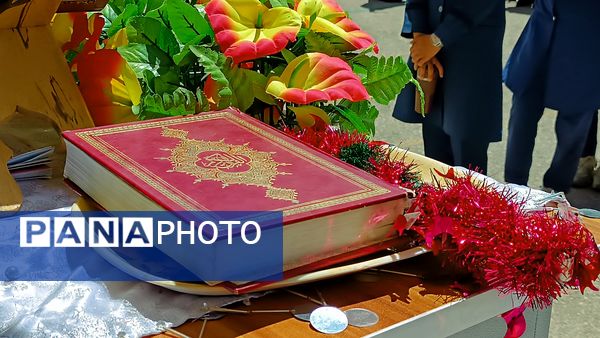 نواخته شدن زنگ سلامت در دبیرستان الزهرا شهرستان مارگون