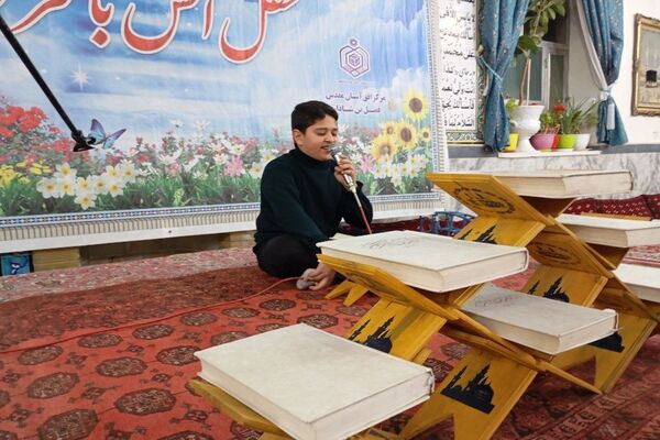  شبی با قرآن کریم در مسجد جامع شهر بار 