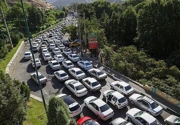 بسته شدن مسیر جنوب به شمال جاده چالوس از ساعت ۱۵ امروز