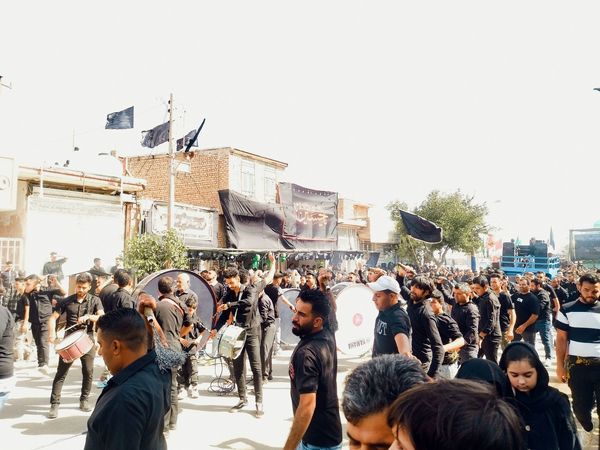 تعزیه خوانی و زنجیر زنی در روستای بزرگ فدیشه نیشابور