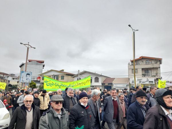 راهپیمایی 22 بهمن در اطاقور 