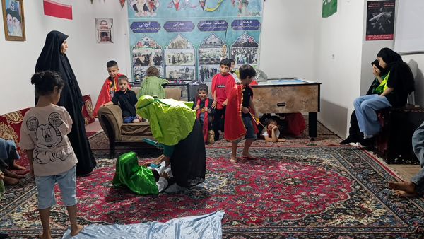 برپایی مهد آدینه نور در مسجد صاحب الزمان آشخانه 