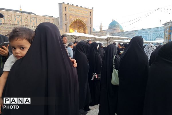 نجوای عاشقانه زائران در روز عرفه؛ مشهد الرضا غرق در زمزمه‌های بندگی