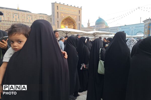 نجوای عاشقانه زائران در روز عرفه؛ مشهد الرضا غرق در زمزمه‌های بندگی