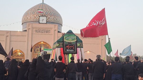 حضور گسترده هیئات مذهبی در بارگاه منور امام زاده محمد عابد 