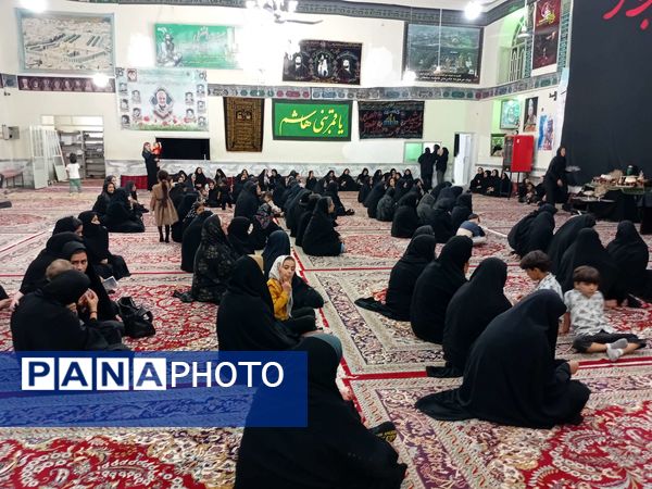 مراسم شام غریبان حضرت رقیه(س) در روستای عارف آباد