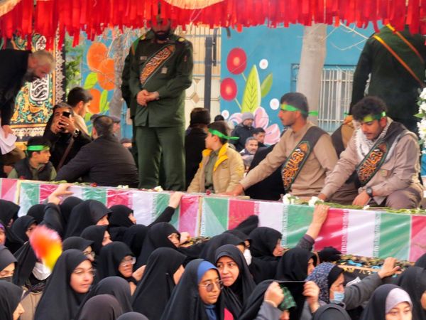 استقبال از شهدای گمنام در شهرستان بجنورد 