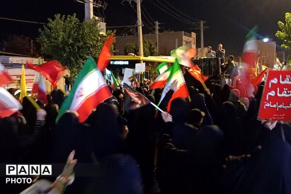 شور و حماسه مردمی در شهرستان قرچک در تجمعات مردمی