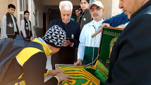 مراسم صلوات خاصه امام رضا (ع) در دبیرستان شهید بهشتی 