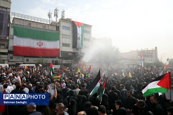 مراسم تشییع شهید اسماعیل هنیه در تهران
