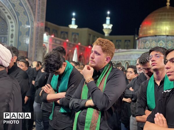عزاداری هیأت یزد در حرم مطهر رضوی