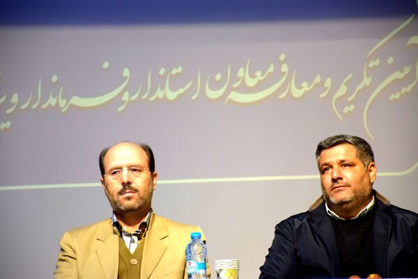 آیین تکریم و معارفه معاون استاندار و فرماندار ویژه تربت حیدریه