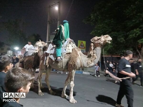 کاروان نمادین اُسرای کربلا در زیبادشت فردیس 