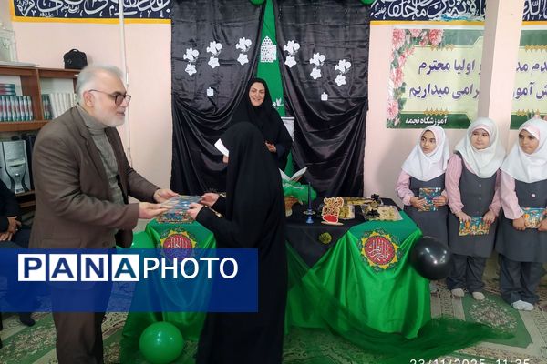 موج عشق به دخت پیامبر(ص) در مدارس فیروزکوه طنین‌انداز شد