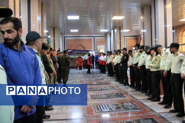 آیین غبارروبی و عطرافشانی گلزار شهدا در گچساران 