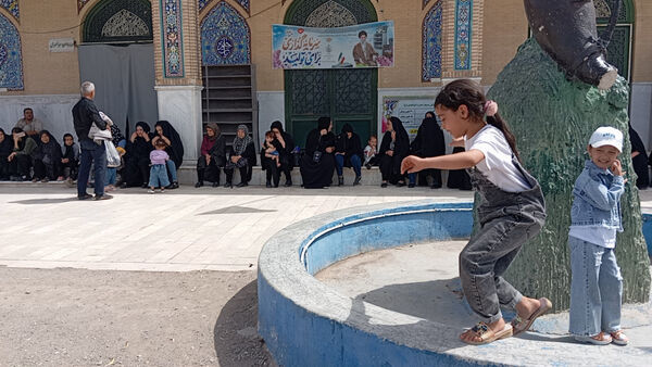 دسته عزاداری شهر جعفریه قم در سالروز شهادت امام جعفر صادق(ع)