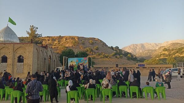 استقبال پر‌شور مردم دهستان کریک از کاروان خدام رضوی
