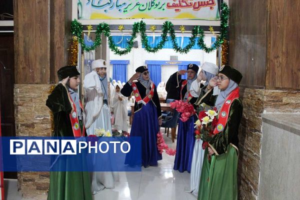 حضور رئیس سازمان دانش آموزی کشور در جشن تکلیف دختران مدرسه هوانیروز