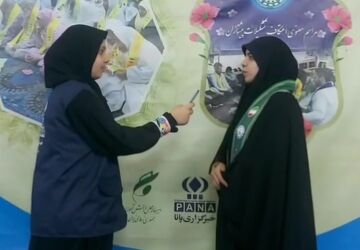  اعتکاف دختران پیشتاز خراسان رضوی در مسجد حجت 