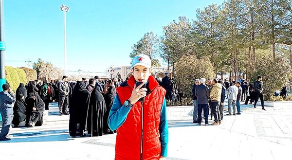 مراسم تشیع جانباز شهید مهدی نصری