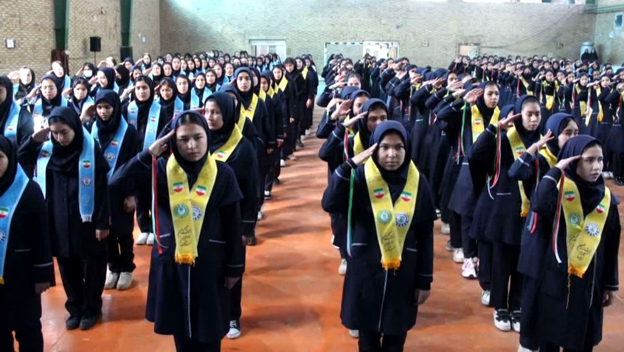 مانور یاوران انقلاب در سالن شهدای منطقه جوادآباد