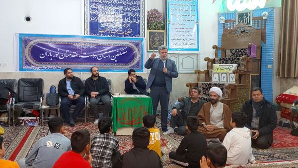 حضور مسئولان آموزش و پرورش در جمع دانش آموزان معتکف جلگه رخ