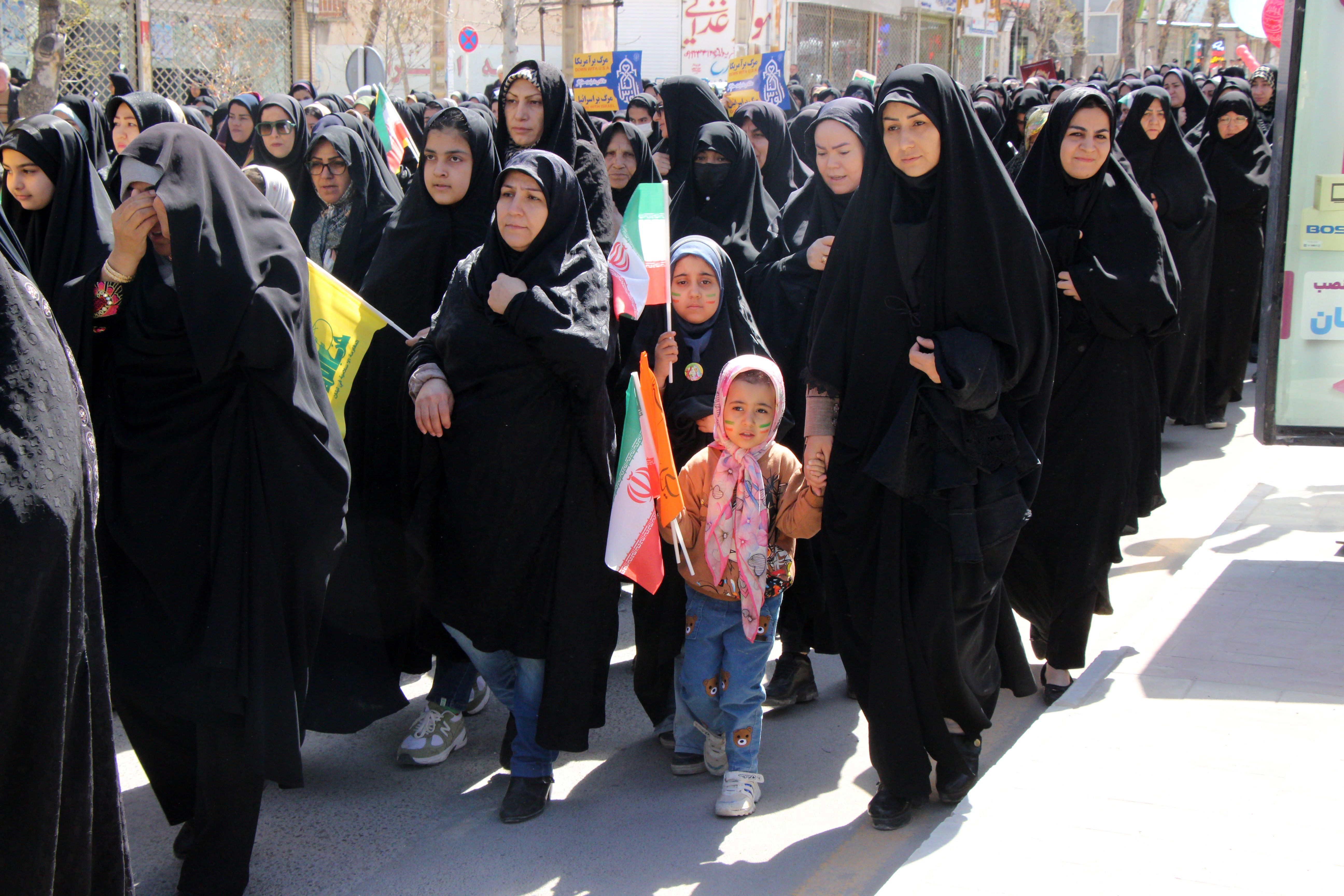 حضور پرشور مردم شهرستان سملقان در راهپیمایی روز قدس