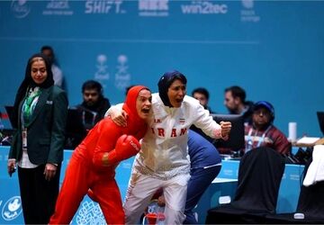 مدال طلای ووشو بر گردن سارا شفیعی