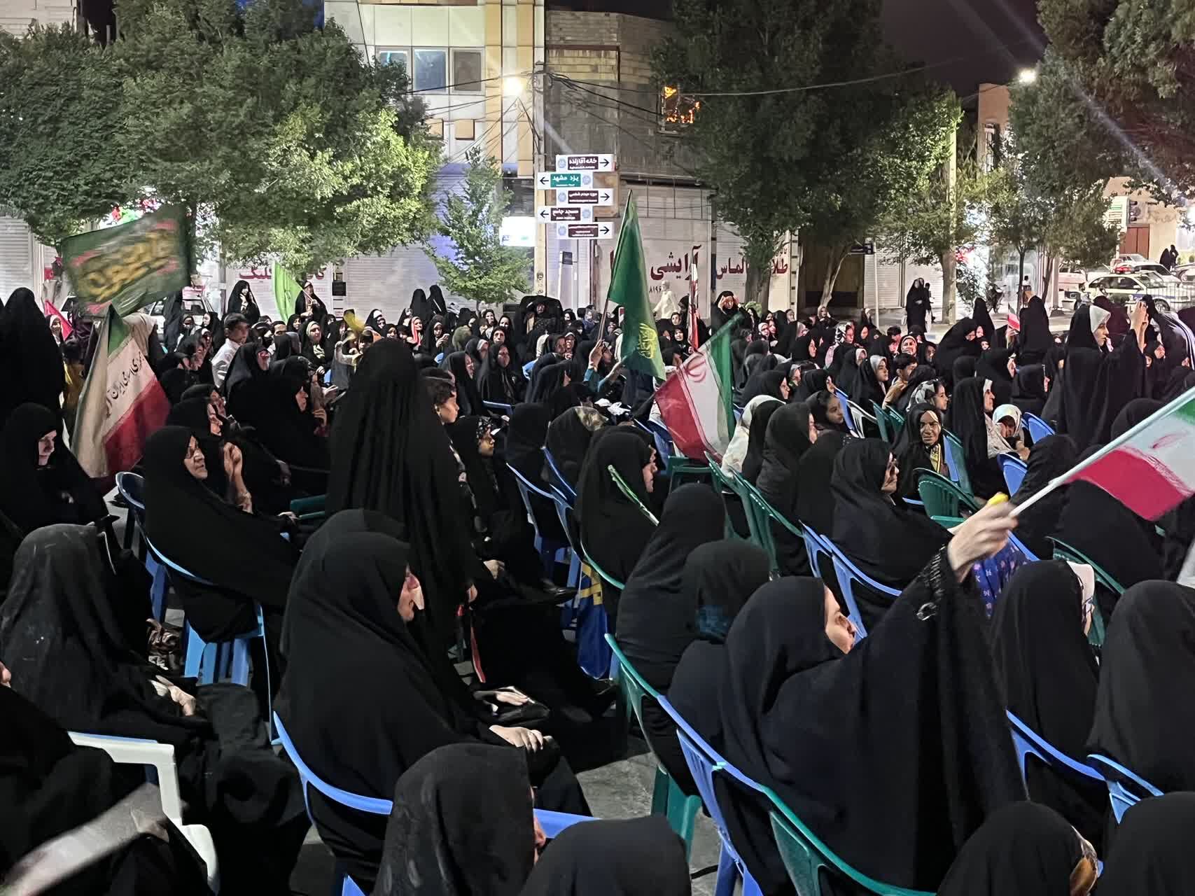 نودویکمین اجتماع بزرگ مردم شهرستان ابرکوه