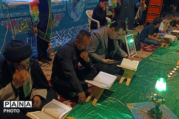 محفل انس با قرآن دانش‌آموزی در بزرگداشت مقام رهبر شهید در بجنورد