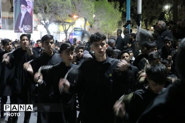 سوگواره دانش‌آموزی شهادت رهبر معظم انقلاب و شهدای میناب در ابرکوه