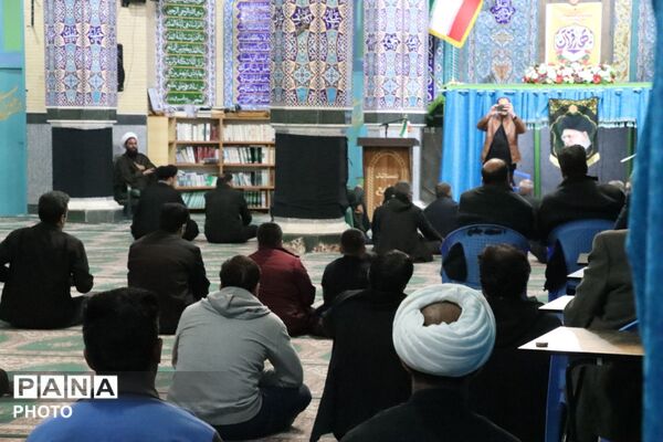 اجتماع عزاداران رهبر انقلاب در مسجد جامع شهرستان کوهبنان
