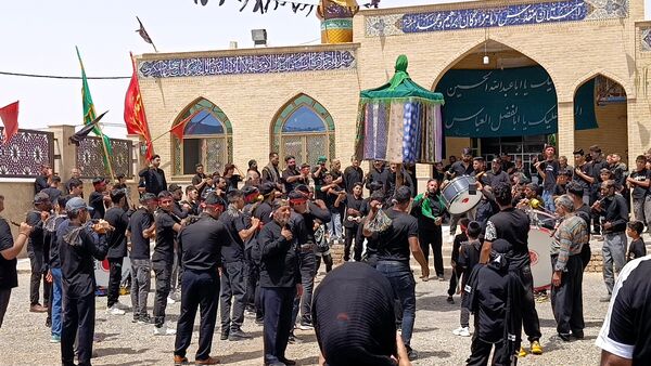 عزاداری در روستای مومن آباد قم