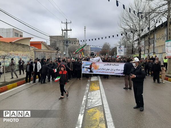 راهپیمایی پرشکوه روز قدس در اسدآباد